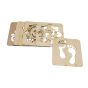 MDF Stencils || 4*4 inch || Set of 05 || Saras Aajeevika