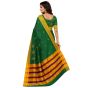 Kasuthi Cotton Saree || Green Colour || Elephant Design with 80 cm Blouse || Saras Aajeevika