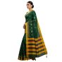 Kasuthi Cotton Saree || Peacock Green Colour || Star Design with 80cm Blouse || Saras Aajeevika