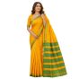 Kasuthi Cotton Saree || Yellow Colour || Peacock Design with 80cm Blouse || Saras Aajeevika