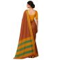 Ilkal Cotton Saree Small Checks || Maroon Colour & Green Pallu with 80cm Blouse || Saras Aajeevika