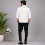 Men's White Sleeveless Cotton Jacket || Lightweight Casual Jacket || Saras Aajeevika