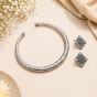 Oxidised Hasuli Necklace Set with Earrings || Saras Aajeevika
