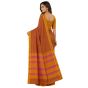 Ilkal Cotton Saree Small Checks || Maroon Colour & Pink Pallu with 80cm Blouse || Saras Aajeevika