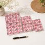 Handmade Paper Diary || Red Colour || Set of 3 || Saras Aajeevika