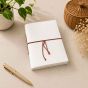 Handmade Paper Diary || Plain Bahi || Size 8x6 || White Colour || Saras Aajeevika