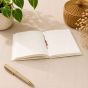 Handmade Paper Diary || Plain Bahi || Size 8x6 || White Colour || Saras Aajeevika