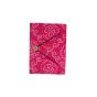Handmade Paper Button Lock Diary || Size 8x6 || Pink Colour || Saras Aajeevika