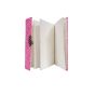 Handmade Paper Lock Diary || Size 8x6 || Pink Colour || Saras Aajeevika
