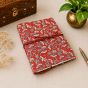 Handmade Paper Dori Lock Diary || Size 8x6 || Red Colour || Saras Aajeevika