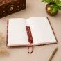 Handmade Paper Dori Lock Diary || Size 8x6 || Red Colour || Saras Aajeevika