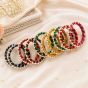 Silk Thread Bangles Moti || Set of 10 || Multi Colour || Saras Aajeevika