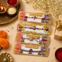 Family Rakhi (Bhaiya Bhabhi + 2 Kids ) Type-2 || Set of 4 || Saras Aajeevika