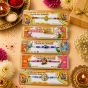 Family Rakhi (Bhabhi + 2 Brother + 2 Kids ) || Set of 5 || Saras Aajeevika
