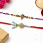 Bhaiya Bhabhi Rakhi Set Type-1 || Set of 2 || Saras Aajeevika