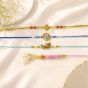 Family Rakhi Set (Lumba+2 Brother + 1 Kid) || Set of 4 || Saras Aajeevika