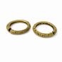 Dhokra Brass Round Bracelet || Set of 2 || Size 6 Cm || Saras Aajeevika