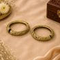 Dhokra Brass Round Bracelet || Set of 2 || Size 6 Cm || Saras Aajeevika