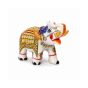 Handcrafted Marble Meenakari Elephant || Size 5 Inch || Saras Aajeevika