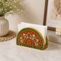 Handcrafted Marble Meenakari Tissue Holder || Size 6 Inch || Saras Aajeevika