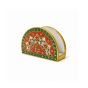 Handcrafted Marble Meenakari Tissue Holder || Size 6 Inch || Saras Aajeevika