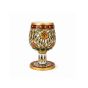 Handcrafted Marble Meenakari Wine Glass || Size 5 Inch || Saras Aajeevika