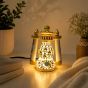 Handcrafted Marble Meenakari Lantern Lamp || Size 7 Inch || Saras Aajeevika
