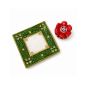 Handcrafted Marble Meenakari Agarbatti Stand with Plate || Size 4 Inch || Saras Aajeevika