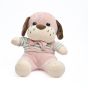 Soft Toy Pink Color Dog || 10 Inch || Saras Aajeevika