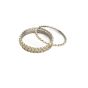 Beads Bangles || White & Gold Color || Set of 4 || Saras Aajeevika