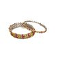 Beads Bangles || Yellow, Green and Pink Color || Set of 4 || Saras Aajeevika