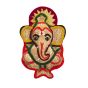 Handmade Khas Khas Ganesha Wall Hanging || Multi Color || 9 Inch || Saras Aajeevika