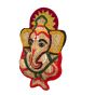 Handmade Khas Khas Ganesha Wall Hanging || Multi Color || 9 Inch || Saras Aajeevika
