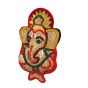 Handmade Khas Khas Ganesha Wall Hanging || Multi Color || 9 Inch || Saras Aajeevika