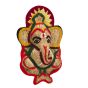 Handmade Khas Khas Ganesha Wall Hanging || Multi Color || 9 Inch || Saras Aajeevika