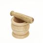 Wooden Hamam Dasta (Mortar & Pestle) 3 inch || Saras Aajeevika