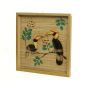 Bamboo Wall Hanging Frame Bird Design 12*12 inch || Saras Aajeevika