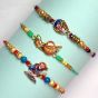 Rakhi Set (2 Brother Rakhi + 1 Kids) || Set of 3 || Saras Aajeevika