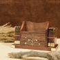 Wooden Coaster with Mobile Stand & Pen Holder || Multipurpose Desk Organizer || Saras Aajeevika