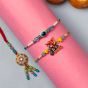 Family Rakhi Set (Lumba+1 Brother + 1 Kid) || Set of 3 || Saras Aajeevika