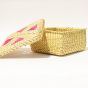 Golden Grass Squre  Box 4 Inch || Decorative Items || Golden || Saras Aajeevika