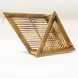 Bamboo Triangle Letter Holder || Brown || Saras Aajeevika