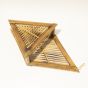 Bamboo Triangle Letter Holder || Brown || Saras Aajeevika