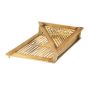 Bamboo Triangle Letter Holder || Brown || Saras Aajeevika