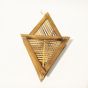 Bamboo Triangle Letter Holder || Brown || Saras Aajeevika