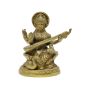 Saraswati Brass Metal 6 Inch || Decorative Item for Home || Saras Aajeevika