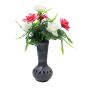 Black Pottery Flower Pot 9 Inch || Saras Aajeevika