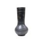 Black Pottery Flower Vase Big || Saras Aajeevika