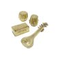 Brass Table & Sitar Set B || Sitar, Tabla & Harmonium Set of 4 Pcs || Saras Aajeevika