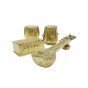 Brass Table & Sitar Set B || Sitar, Tabla & Harmonium Set of 4 Pcs || Saras Aajeevika